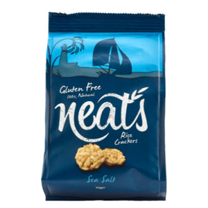 Neats Gluten & Dairy Free Sea Salt Natural Rice Crackers 50g x 10