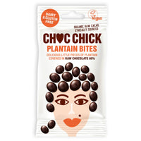 Choc Chick Plantain Bites In Raw 60% 30g