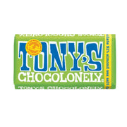 Tonys Fairtrade Dark Chocolate 51% Almond & Sea Salt 180g x 15