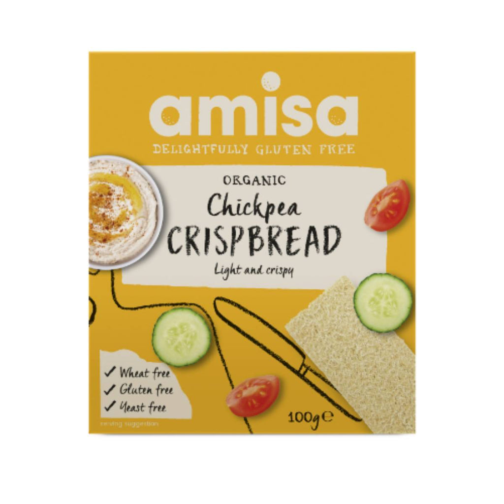 Amisa Organic Chickpea Crispbread 100g