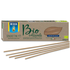 DeCecco Organic Wholewheat Spaghettini 500g