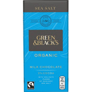 Green & Blacks Milk Chocolate Bar - Sea Salt 90g x 15