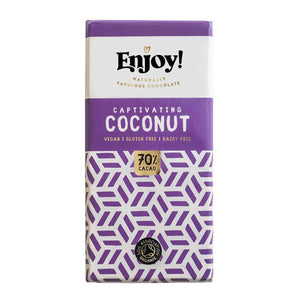 Enjoy Raw Choc Coconut Milk Chocolate Bar 35g x 15