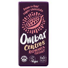 Ombar Raspberry & Coconut Centre Bar 70g x 10