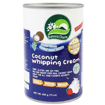 Natures Charm Coconut Whipping Cream 400ml