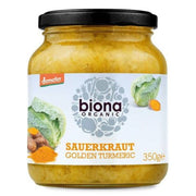 Biona Demeter Sauerkraut Golden Turmeric 350g x 6