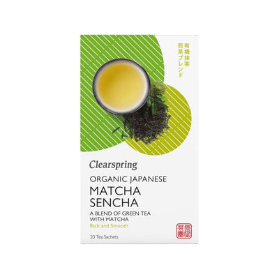 Clearspring Organic Japanese Matcha Sencha Tea 20 Bags