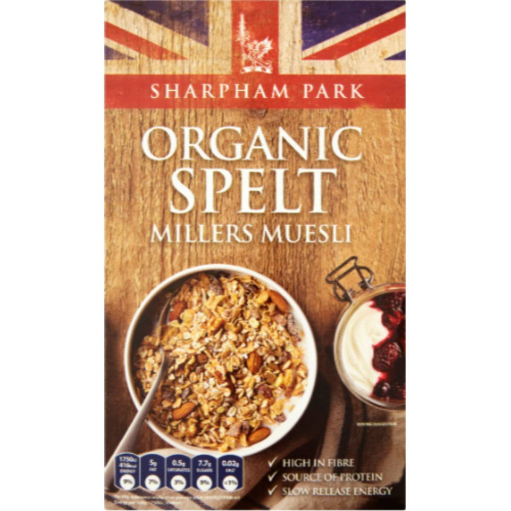 Sharpham Park Organic Spelt Millers Muesli 450g