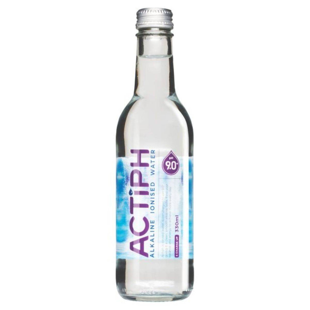 ActiPH Water Alkaline Ionised - Glass Bottle 330ml