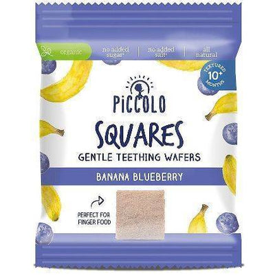 Piccolo Organic Squares - Blueberry & Banana 20g x 9