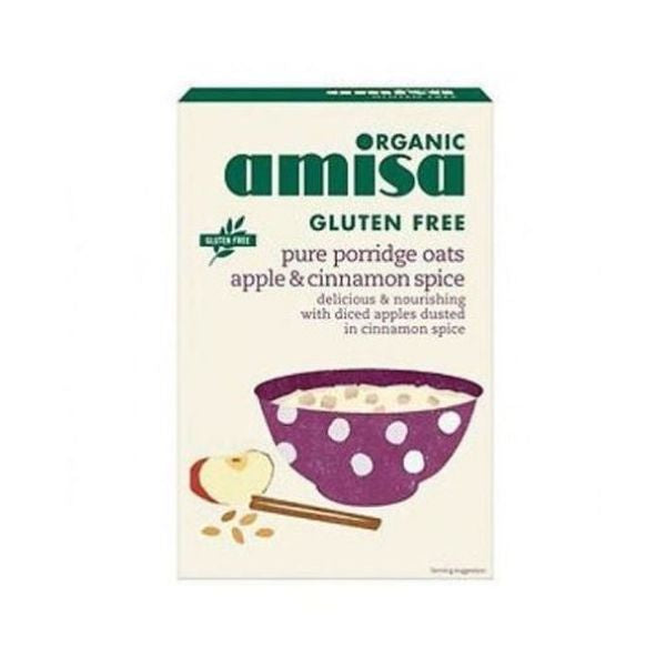 Amisa - Pure Porridge Oats - Apple & Cinnamon Spice 300g