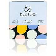 &Sisters & Sisters Heavy Night Pads with Wings 12s