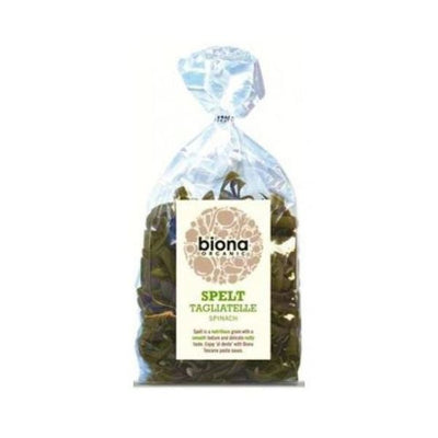 Biona - Spelt Spinach Tagliatelle - Artisan Rolled 250g