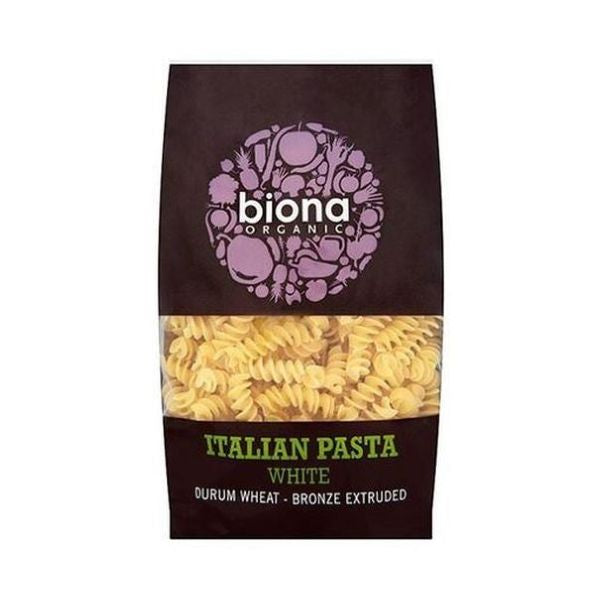 Biona - White Fusilli - Bronze Extruded 500g