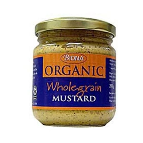 Biona - Wholegrain Mustard 200g