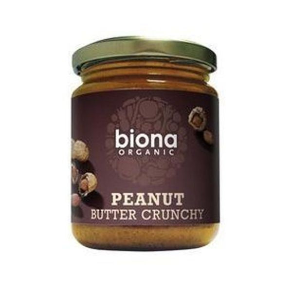 Biona - Peanut Butter - Crunchy Salted 250g