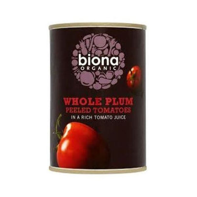 Biona - Tomatoes - Whole Peeled 400g