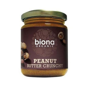 Biona  Peanut Butter - Crunchy Sea Salt - Biona  Peanut Butter - Crunchy Sea Salt 500g