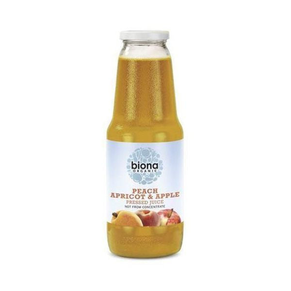 Biona - Peach Apricot & Apple Juice 1Ltr