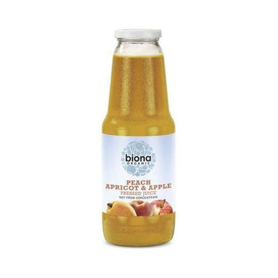 Biona - Peach Apricot & Apple Juice 1Ltr