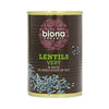 Biona - Organic Black Beluga Lentils no BPA in can 400g