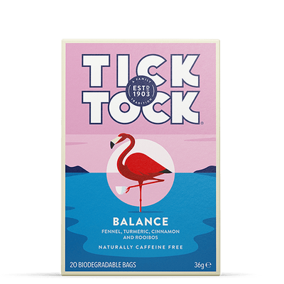 Tick Tock Wellbeing Balance Tea 20 Bags x 6