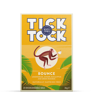 Tick Tock Wellbeing Bounce Tea 20 Bags x 6