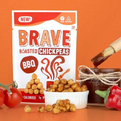 Brave Bbq Roasted Chickpeas 35g x 12