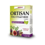 Ortis - Ortisan Fruit & Fibre Cubes With Rhubarb 12s