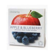 Clearspring - Apple & Blueberry Fruit Puree 100g x 2
