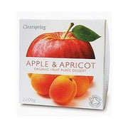 Clearspring - Apple & Apricot Fruit Puree 100g x 2