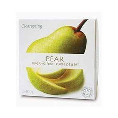 Clearspring  Pear Puree - Clearspring  Pear Puree 100g x 2