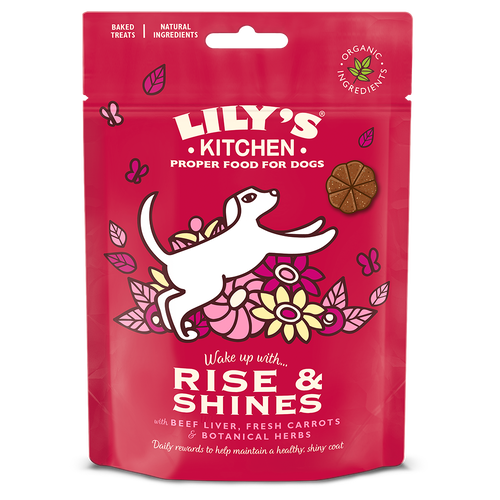 Lilys Kitchen Organic Rise & Shines Dog Treat 80g x 8