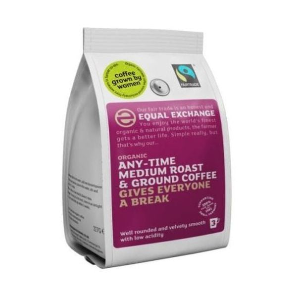 Womens Coffee - Roast & Ground Coffee - Anytime Medium 227g