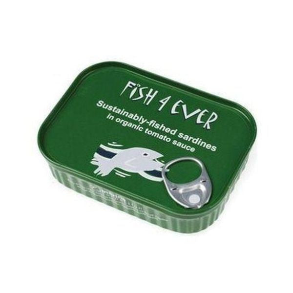 Fish 4 Ever - Msc Whole Sardines In Organic Tomato Sauce 120g