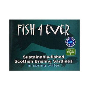 Fish 4 Ever - Scottish Brisling Sardines In Spring Water 105g
