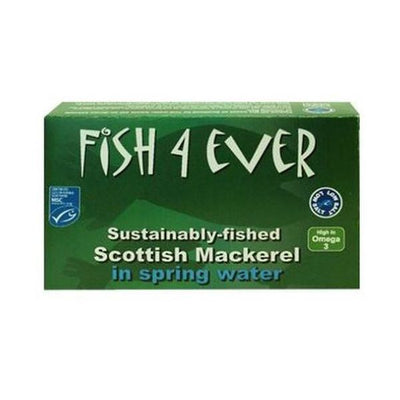 Fish 4 Ever - Scottish Mackerel In Spring Water 125g