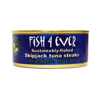 Fish 4 Ever - Skipjack Tuna Chunks In Olive Oil 160g