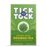 Tick Tock Rooibos Green Tea 40 Bags x 4
