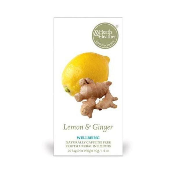 Heath & Heather - Organic Lemon & Ginger 20 Bags