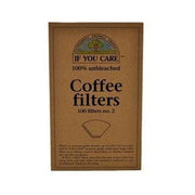 If You Care - Coffee Filters No.2 - Small Unbleached 100s