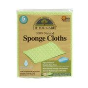 If You Care - Cellulose & Cotton Natural Sponge Cloths 5pk