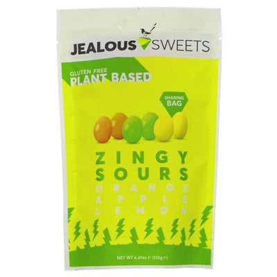 Jealous Sweets Zingy Sours - Share Bag 125g x 7
