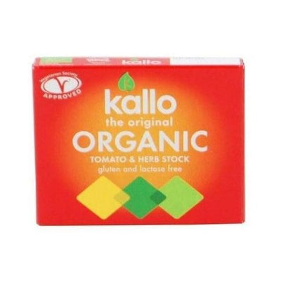 Kallo - Tomato & Herb Stock Cubes - Organic 66g