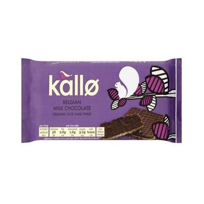 Kallo - Milk Chocolate Thins - Organic 90g