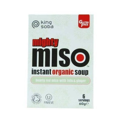 King Soba - Mighty Miso Tofu & Ginger Instant Soup 60g