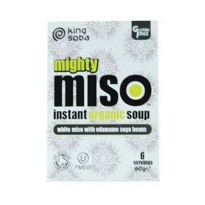 King Soba - Mighty Miso Edamame Soy Bean Instant Soup 60g