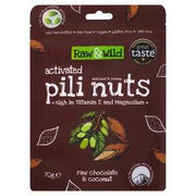 Raw & Wild Activated Pili Nuts - Choc Coconut 70g x 6