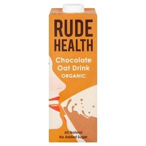 Rude Health Organic Chocolate Oat Drink 1Ltr x 6