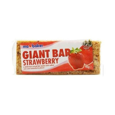 Ma Baker - Giant Bar - Strawberry 90g x 20